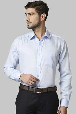 Park Avenue Men Opaque Spread Collar Formal Shirt