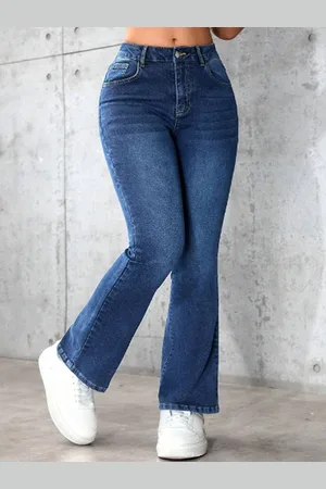 BAESD Women Comfort Bootcut Light Fade Stretchable Jeans