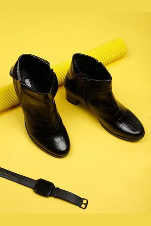 Elle Women Textured Block Regular Boots