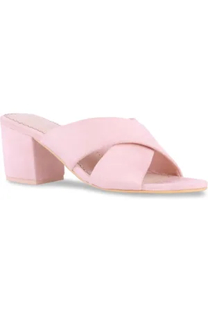 London Rag Women Pink Solid Sandals