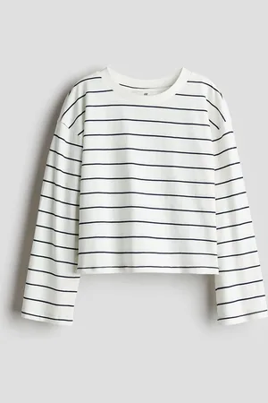 H&M Long-Sleeved Cotton Jersey Top