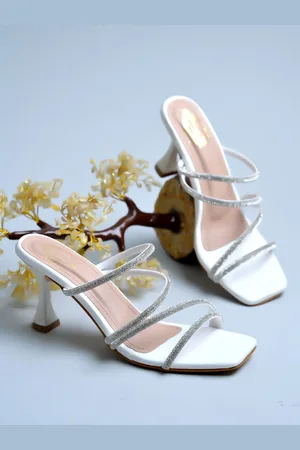Shoetopia Girl Embellished Party Kitten Sandals
