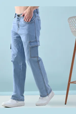 Moda Rapido Men Classic Mildly Distressed Light Fade Jeans