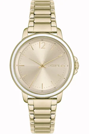 Lacoste Women Rose Gold-Toned Brass Dial& Stainless Steel Straps Watch 2001196