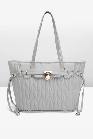 DressBerry Structured Quilted Shoulder Bag