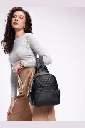 Mast & Harbour Women Textured Quilted Backpack
