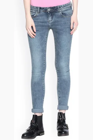 Gipsy Women Blue Slim Fit Mid-Rise Clean Look Stretchable Jeans