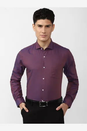 Peter England Men Slim Fit Cotton Formal Shirt