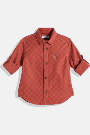 Ralph Lauren Boys Textured Pure Cotton Casual Shirt