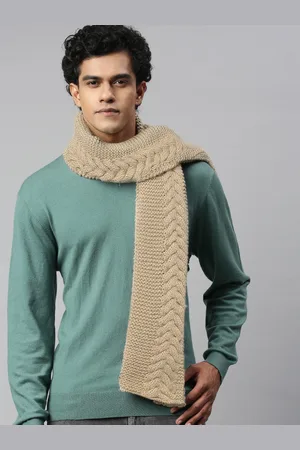 Magic Needles Unisex Brown Scarf