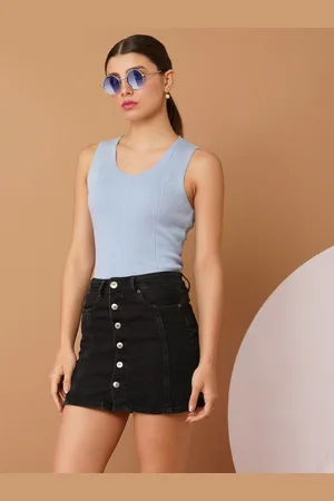 Chemistry Women Cotton Scoop Neck Top