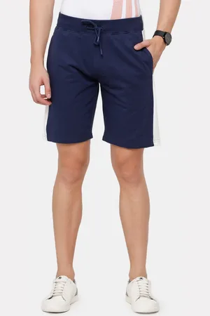 WROGN Men Navy Blue Slim Fit Shorts