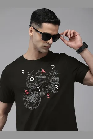 Roadster The Lifestyle Co. Men Pure Cotton Graphic Printed Casual T-shirt