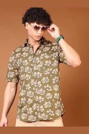 V-Mart Men Floral Opaque Printed Casual Shirt