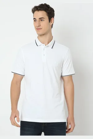 SPYKAR Men Solid Polo Collar Cotton T-shirt
