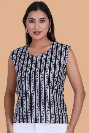 Moda Rapido Print Cotton Top