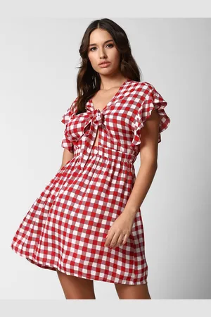 Forever 21 Multi Checked Dress