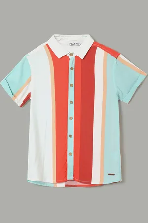 Lifestyle Boys Opaque Printed Casual Shirt
