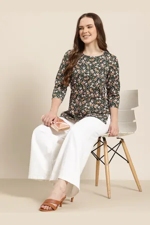 HERE&NOW Floral Printed Kurti