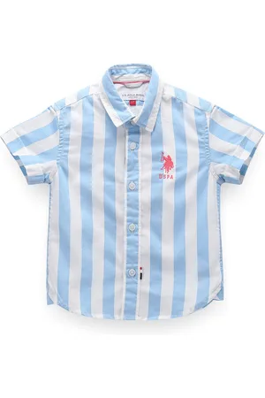 Ralph Lauren Boys Classic Vertical Stripes Casual Cotton Shirt