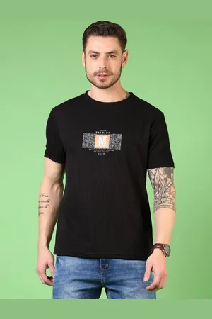 V-Mart Men Graphic Printed Round Neck Cotton T-shirt