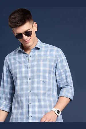 Mast & Harbour Men Standard Checked Pure Cotton Casual Shirt