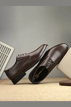 Eego Italy Men Plus Size Padded Formal Oxfords
