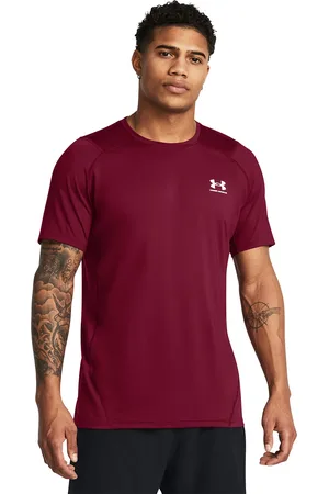 Under Armour Brand Logo Print Detail Raglan Sleeves Slim Fit Heat Gear Training T-shirt