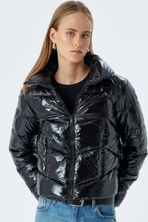 Koton Women Spread Collar Puffer Jacket