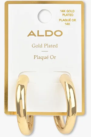 Aldo Gold-Plated Half Hoop Earrings