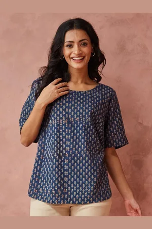 Fabindia Print Cotton Top