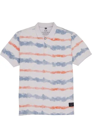 Status Quo Boys Printed Polo Collar Pockets T-shirt
