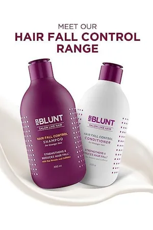 BBLUNT Set Of 2 Hair Fall Control Shampoo- 300 ml & Conditioner- 250 g