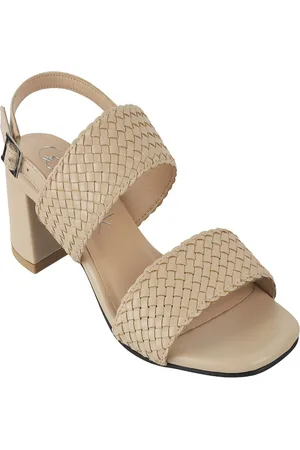 Catwalk Block Sandals with Buckles