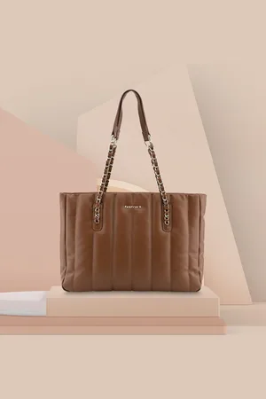 Fastrack Women Solid Structured Tote Bag