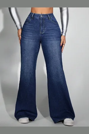 BAESD Women Comfort Bootcut Light Fade Stretchable Jeans