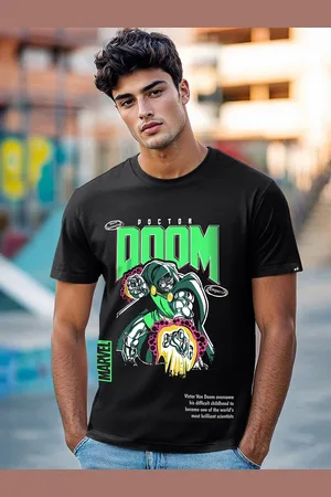 Bewakoof Official Marvel Merchandise Dr.Doom Men