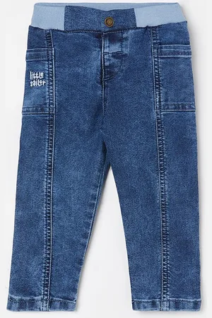 Lifestyle Boys Mid Rise Clean Look Pure Cotton Jeans