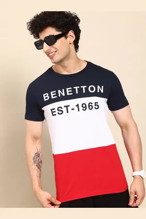Benetton Colourblock Nautical T-shirt