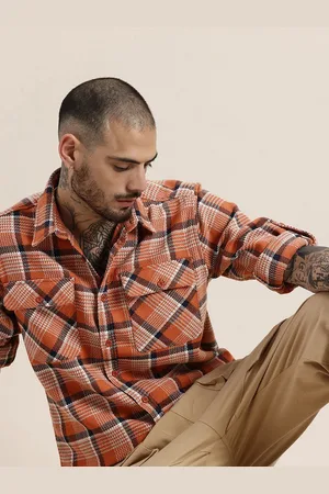 HERE&NOW Opaque Checked Casual Shirt