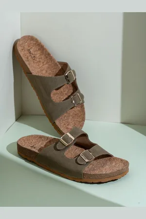 Inc 5 Women Open Toe Flats with Buckles