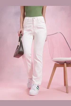 DressBerry Women Straight Fit High-Rise Stretchable Jeans