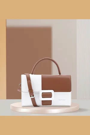 Fastrack Women Colourblocked Structured Satchel Bag
