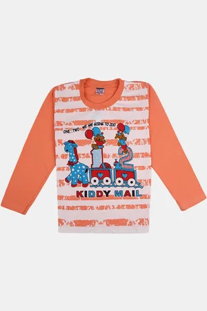V-Mart Boys Graphic Printed Cotton T-shirt