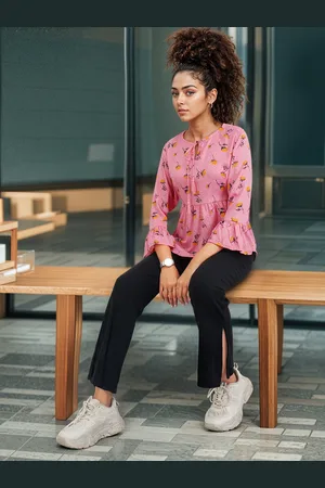 DressBerry Floral Printed A-Line Top