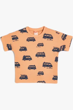 Koton Boys Conversational Printed Pure Cotton Casual T-shirt