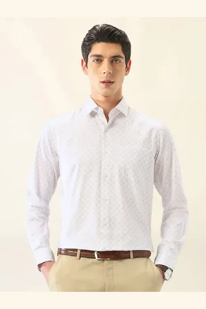 Arrow Men Slim Fit Opaque Printed Formal Shirt
