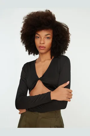 Trendyol Women Solid Crop Top