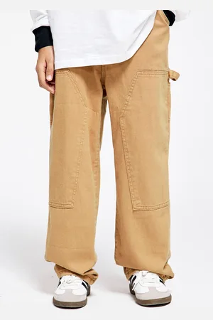 LULU & SKY Boys Cotton Straight Fit High-Rise Trousers