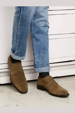 LOUIS STITCH Men Suede Leather Lightweight Derbys